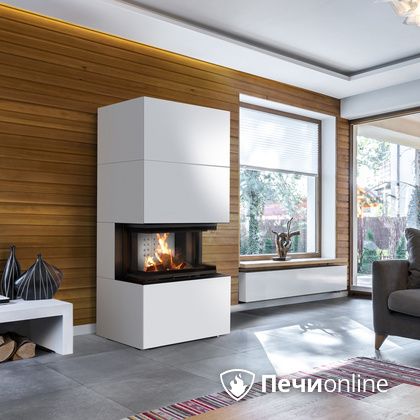 Каминокомплект Kratki Home Easy Box белый с топкой NBC в Шымкенте